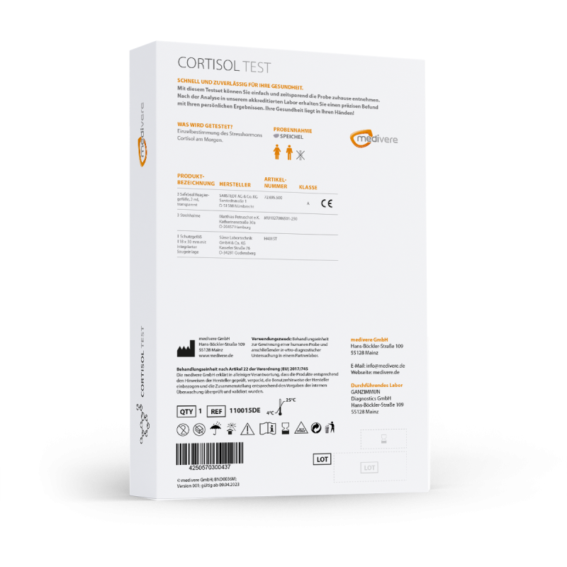 Cortisol Speicheltest – Stresshormon Morgenwert – Bild 2