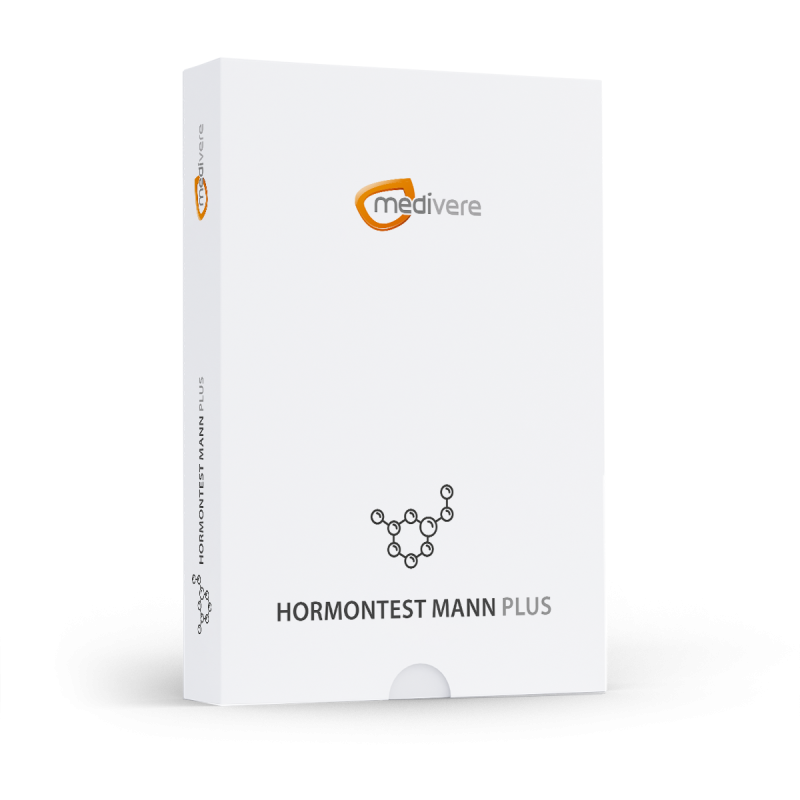 Hormontest Mann Plus – Speicheltest auf Testosteron, DHEA, Estradiol, Progesteron & Cortisol