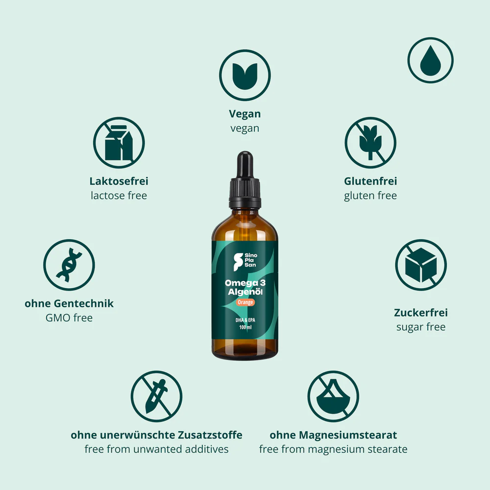 Omega-3 Algenöl DHA & EPA mit Geschmack – Bild 2