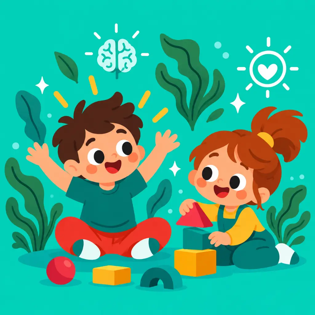 Omega3 fuer Kinder Illustration